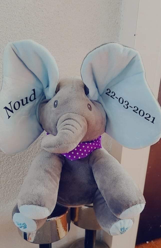 Kiekeboe Olifant Roze