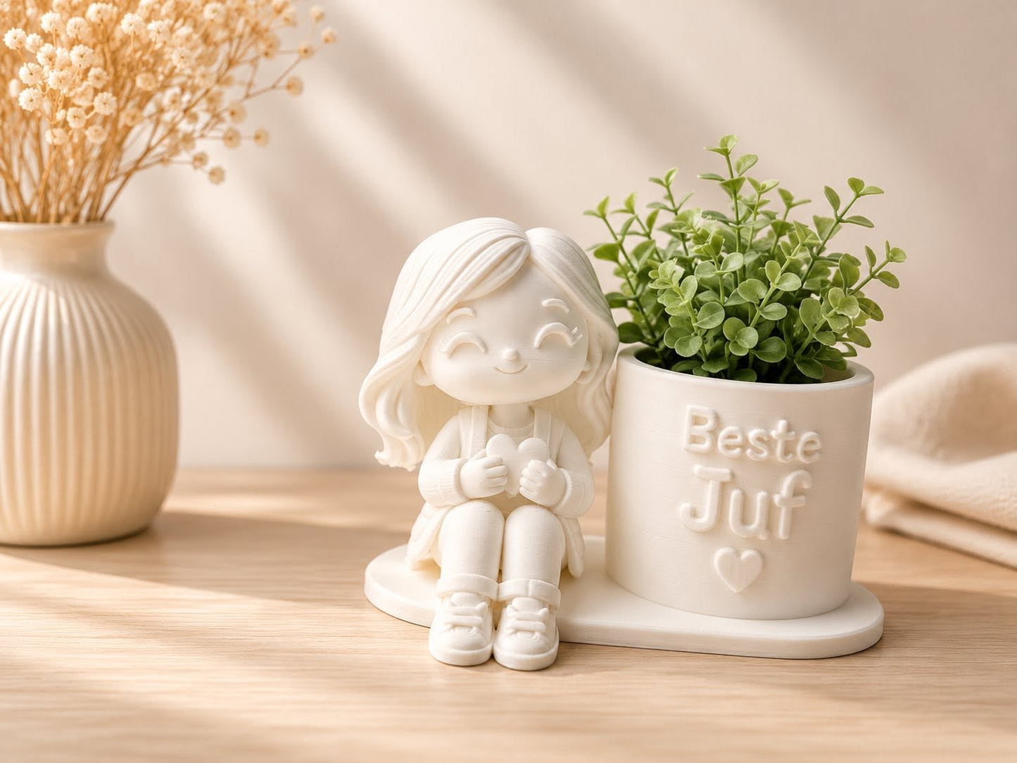 Pennenhouder met Plantjeshouder Juf