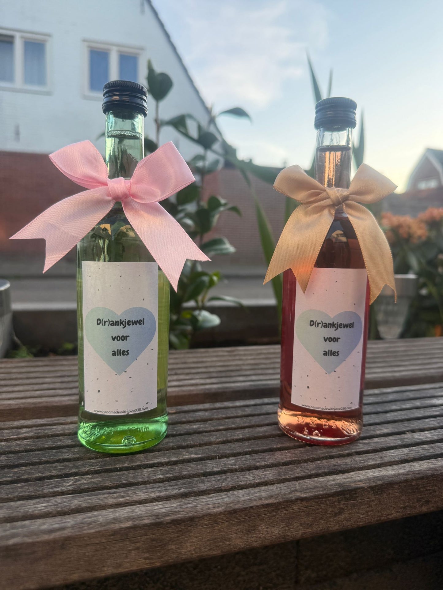 Wijnfles “D(r)ankjewel voor alles