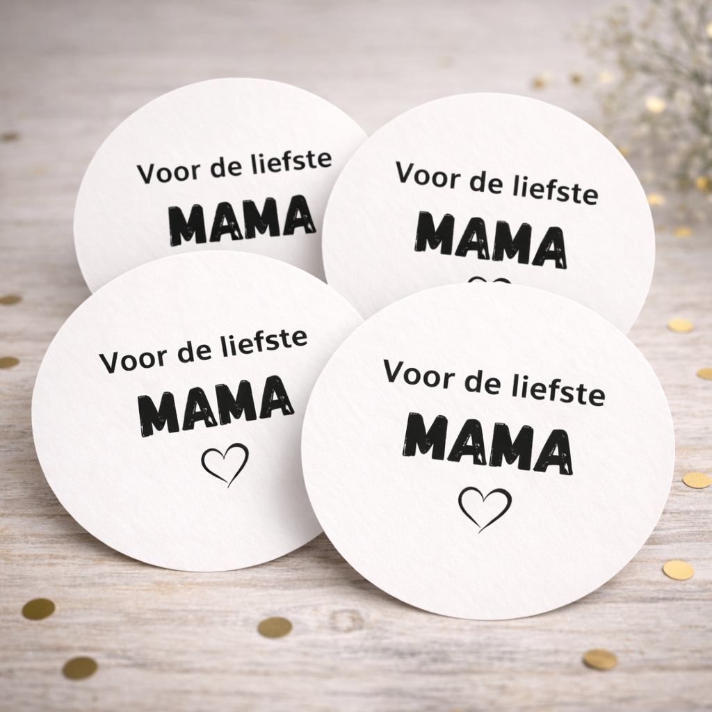 Sticker | Voor de Liefste Mama | 10 stuks