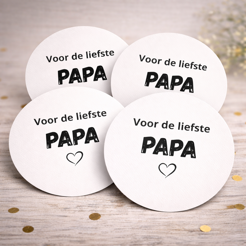 Sticker | Voor de Liefste Papa | 10 stuks