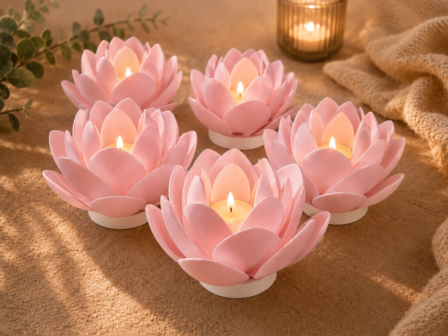 Lotus Waxinelichthouder