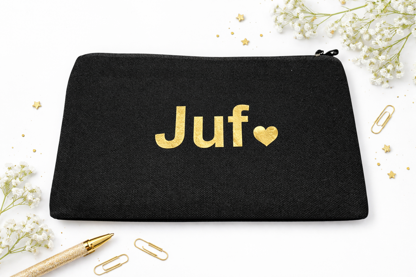 Etui zwart Juf