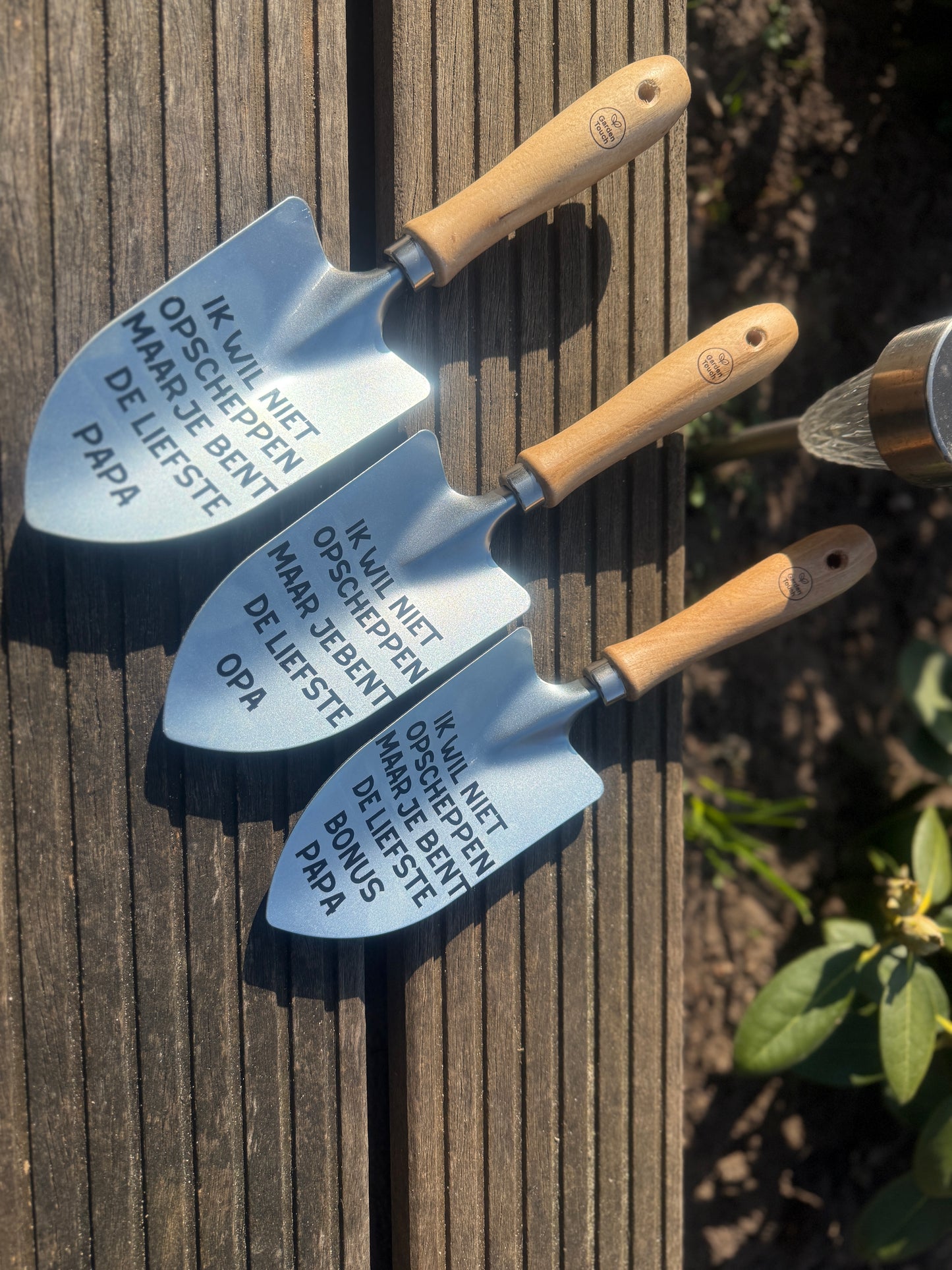 Persoonlijk Tuinschepje voor Papa, Opa of Bonus Papa