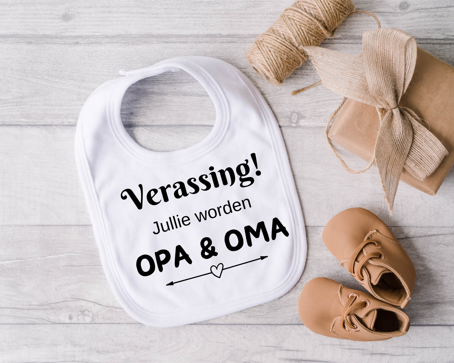 Slabbetje Jullie worden Opa & Oma