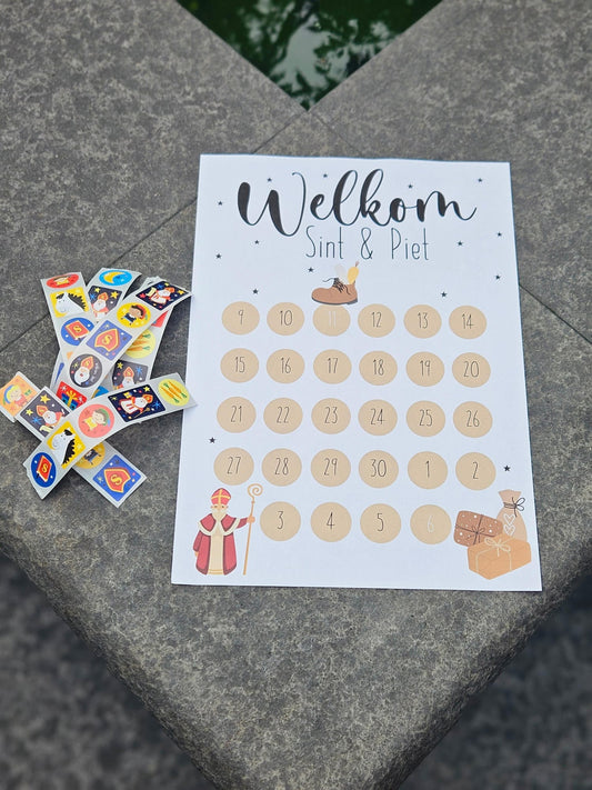 Aftel kalender Sinterklaas