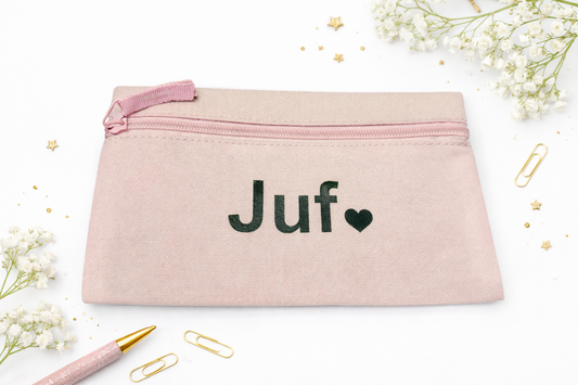 Etui roze Juf