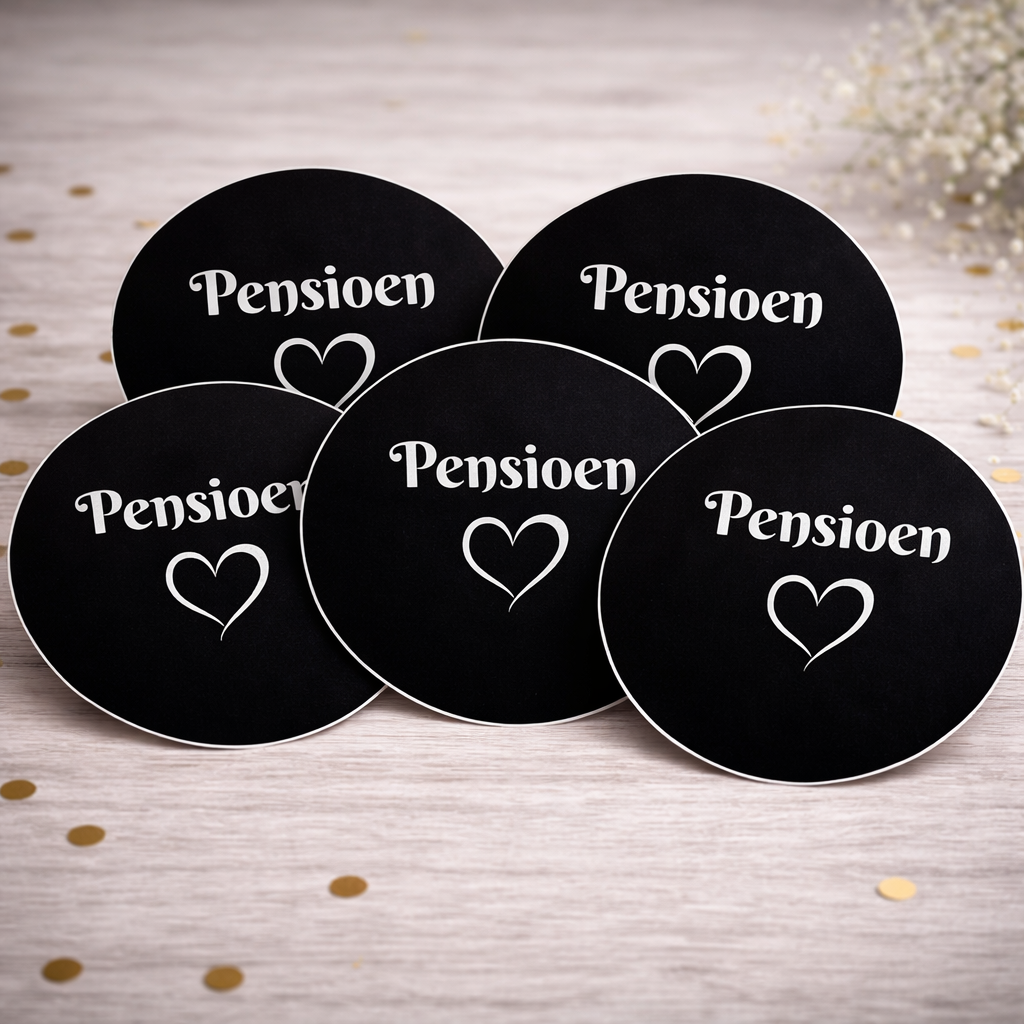 Sticker | Pensioen | 10 stuks