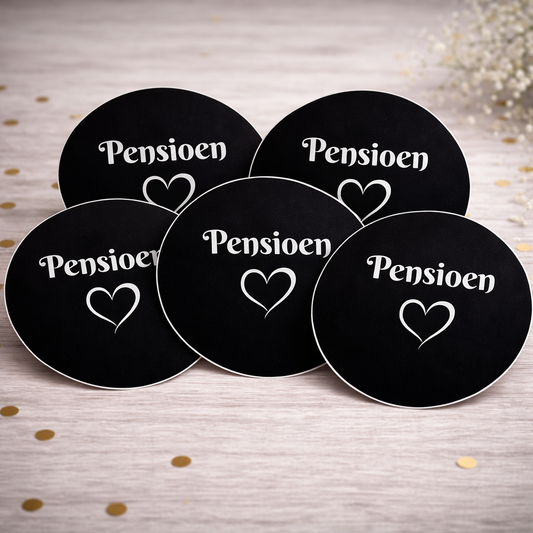 Sticker | Pensioen | 10 stuks