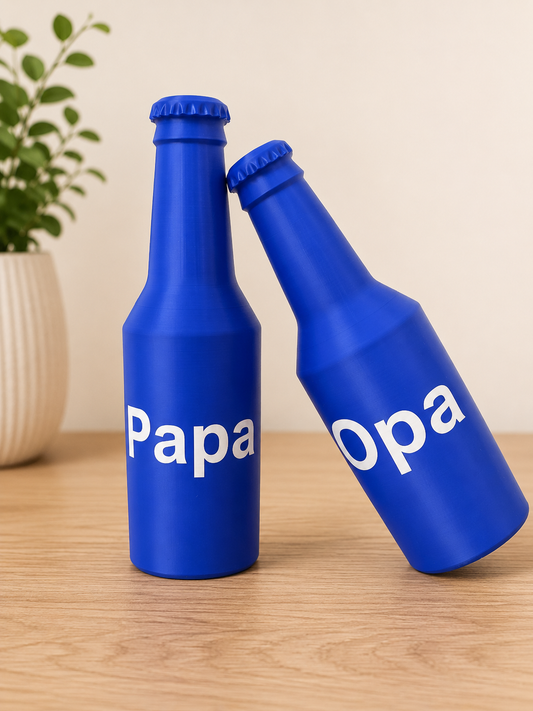 Gepersonaliseerde Fles met Lekkernijen  Papa, Opa