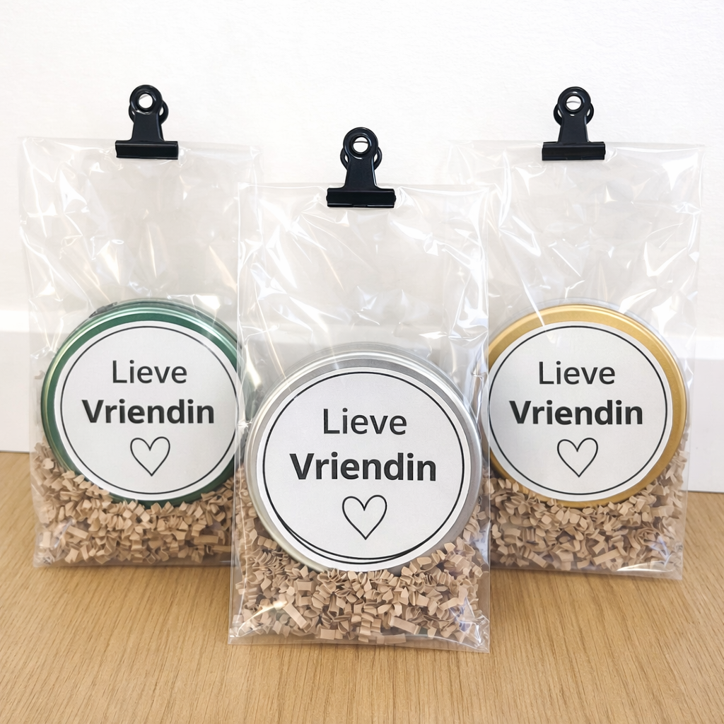 Geurkaars in Blk Lieve Vriendin