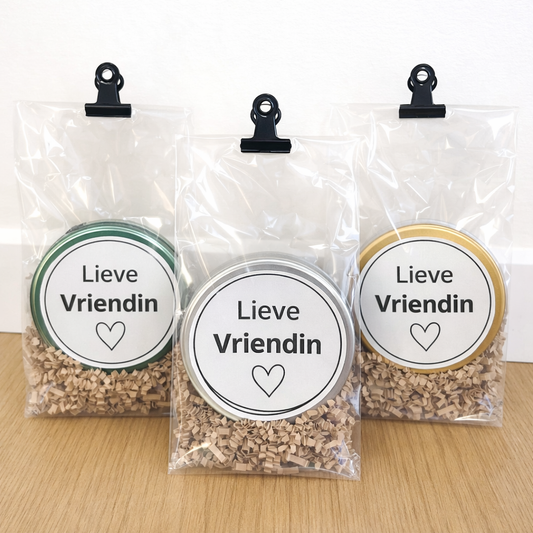 Geurkaars in Blk Lieve Vriendin