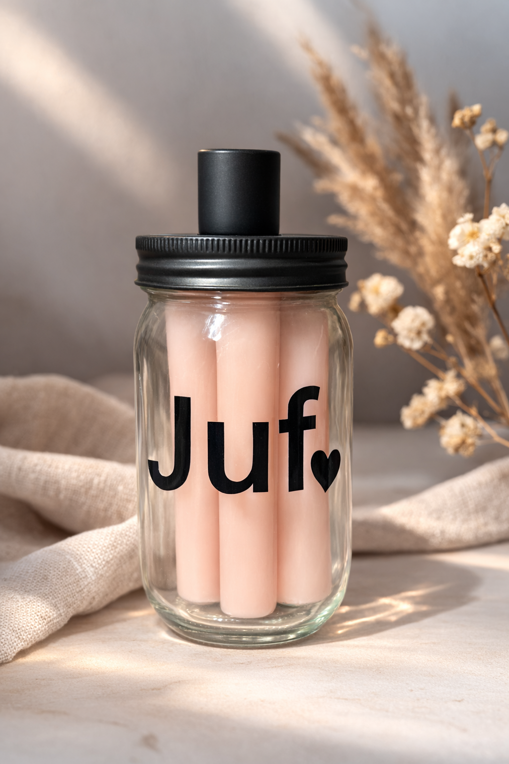 Kaarsen Juf in Pot