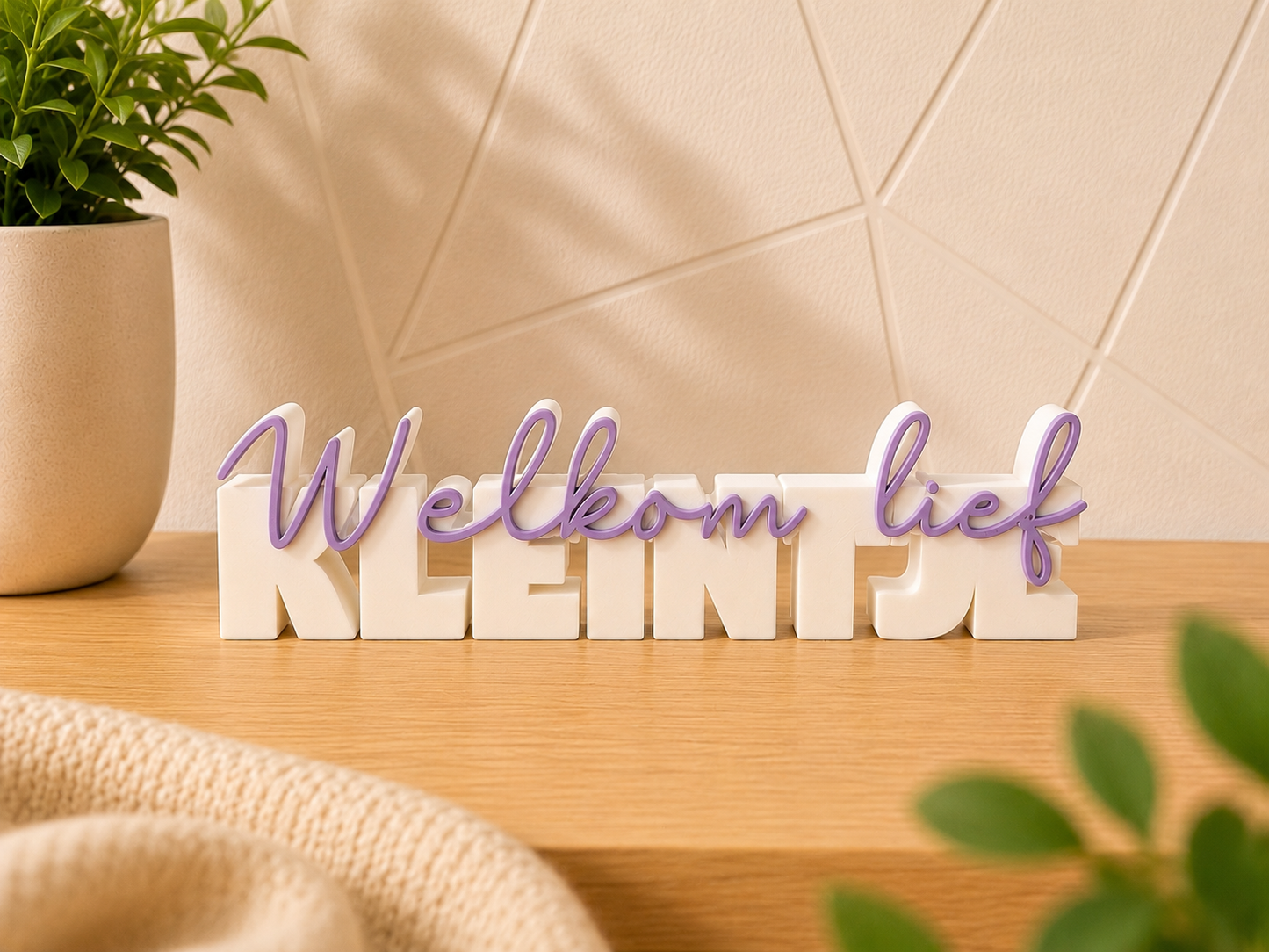 Welkom lief kleintje