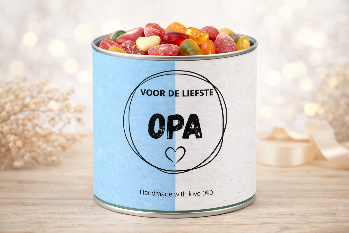Blikje met Wikkel | Opa of Papa