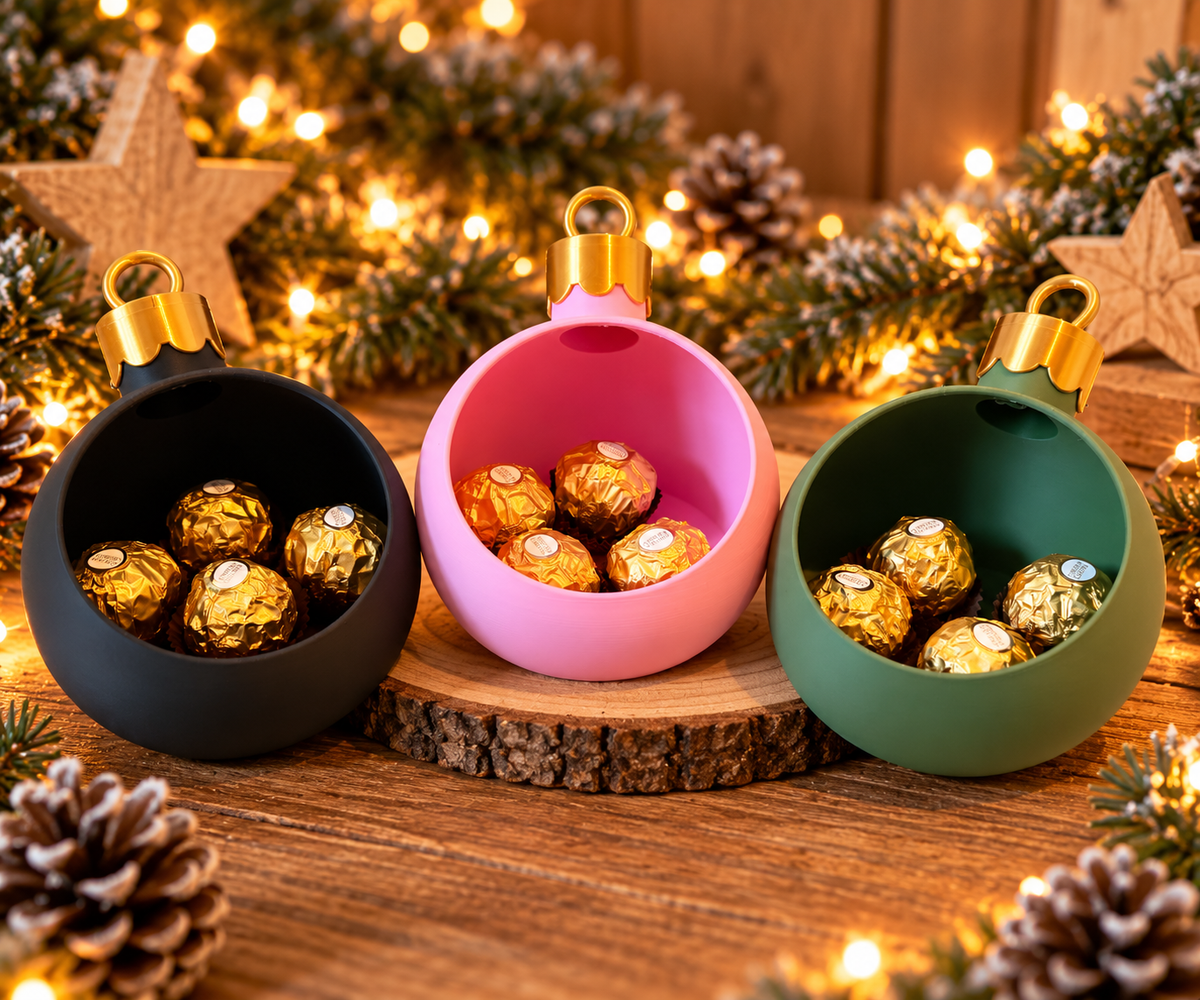 Kerstbal met Chocolade