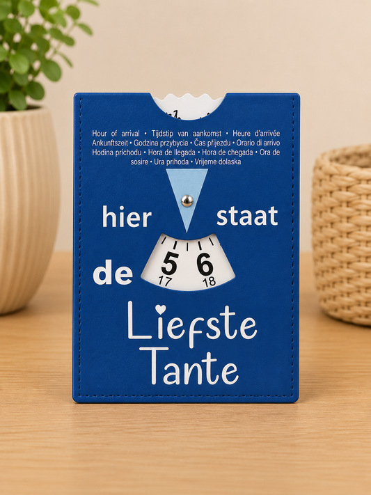 Parkeerschijf tante