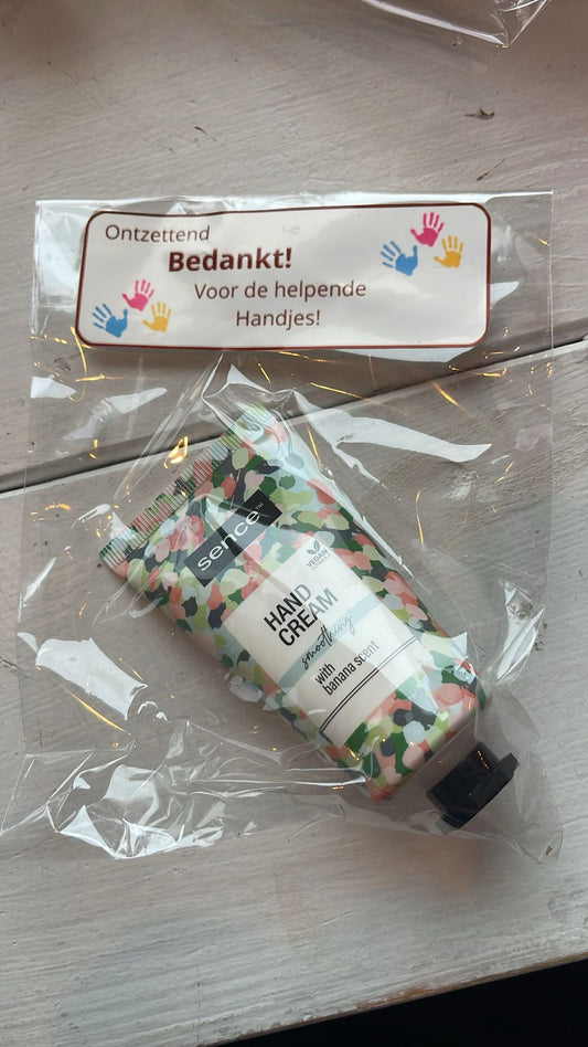 Bedankt voor de Helpende Handjes" – Een Klein Cadeautje van Grote Waardering!