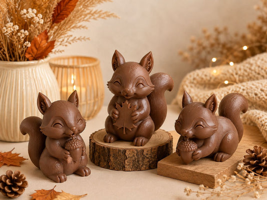 Eekhoorns set van 3