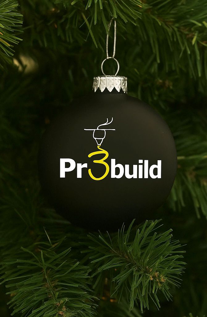 Kerstbal Eigen Tekst / Logo